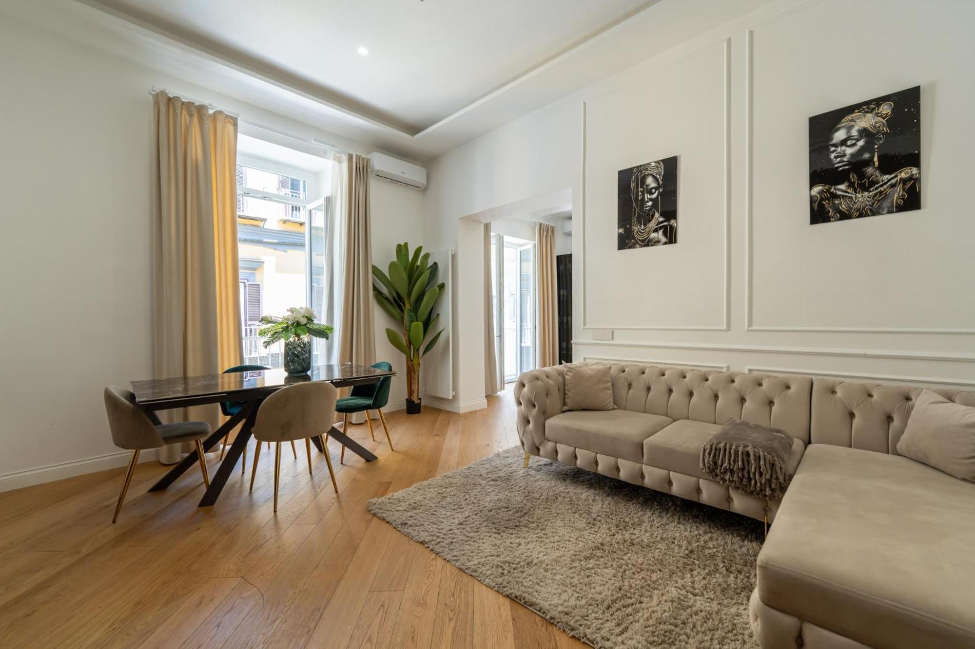 Ferienwohnung Aristocrat Chiaia Bridge Neapel Exterior foto